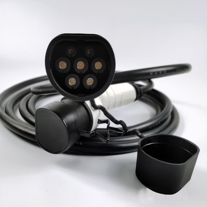 cable de extensión de 32A 240V para el coche eléctrico 1 cable de extensión del vehículo eléctrico de la fase 0